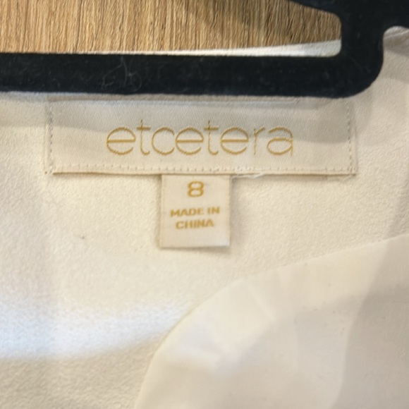 Etcetera Moolit dress dress light cream color size 8 - Picture 7 of 15